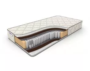 Анатомический матрас 60х190 см DreamLine ECO Holl Hard S1000